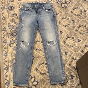 Gap distressed best girlfriend jeans